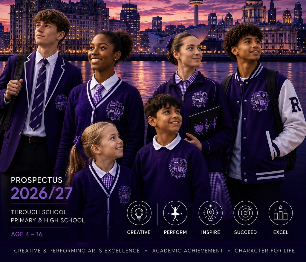 Liverpool R.I.S.E. school identity and Liverpool setting
